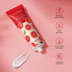 Grapefruit Hand Cream Moisturizes Smooths Prevents Frost Cracking