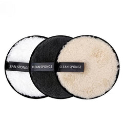 3Pcs Reusable Makeup Remover Pads Cotton Wipes Cosmetics Washable Towel