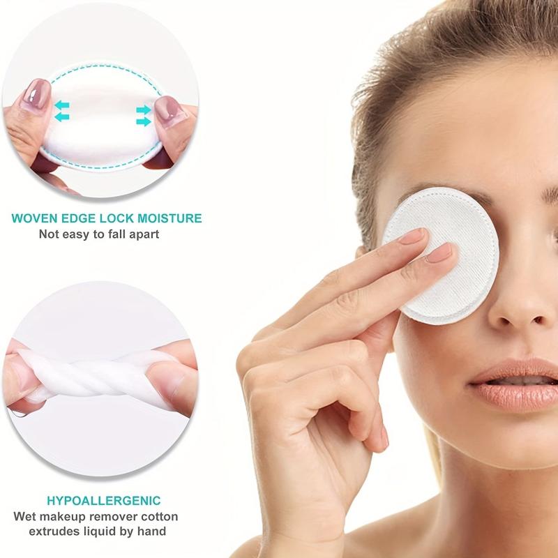 300 Count Rounds Makeup Remover Pads Hypoallergenic Lint