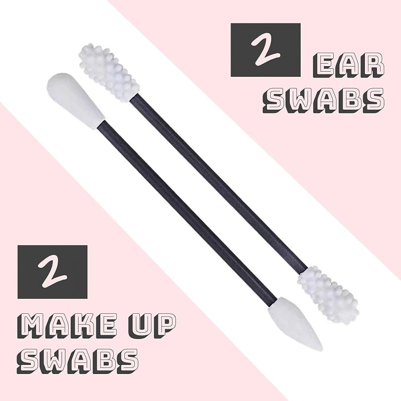 Double Tipped Silicone Tip Cleaning Swabs Kit