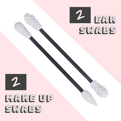 Double Tipped Silicone Tip Cleaning Swabs Kit