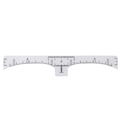 100pcs Disposable Eyebrow Ruler Stickers Tattoo Microblading Adhesive Stencil