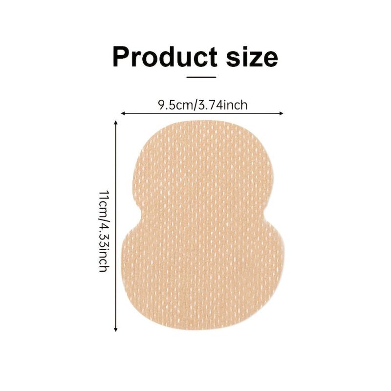 10pcs Sweat Absorbing Patches Elastic Cotton Underarm Sweat Pads