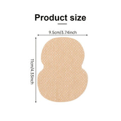10pcs Sweat Absorbing Patches Elastic Cotton Underarm Sweat Pads