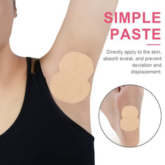 10pcs Sweat Absorbing Patches Elastic Cotton Underarm Sweat Pads