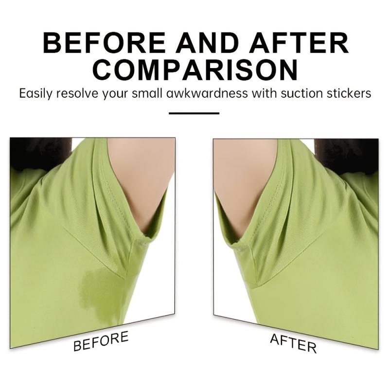 10pcs Sweat Absorbing Patches Elastic Cotton Underarm Sweat Pads