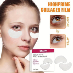 2pcs Collagen Eye Patch Reduce Wrinkle Dark Circles Firming Hydrating