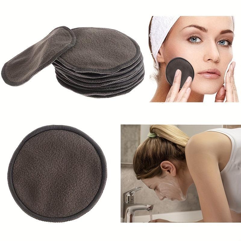 5pcs Bamboo Makeup Remover Pads for Gentle Removal