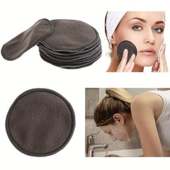5pcs Bamboo Makeup Remover Pads for Gentle Removal