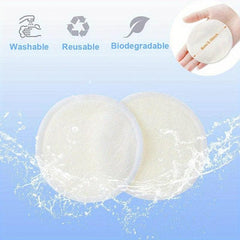 5pcs Bamboo Makeup Remover Pads for Gentle Removal