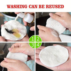 5pcs Bamboo Makeup Remover Pads for Gentle Removal