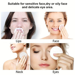 5pcs Bamboo Makeup Remover Pads for Gentle Removal