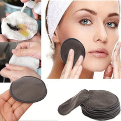 5pcs Bamboo Makeup Remover Pads for Gentle Removal