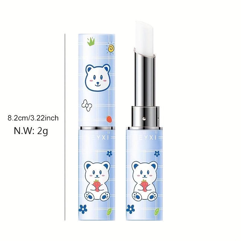 HEYXI Bear Lip Balm Clear Lip Stick Pack Lip Balm Moisturizing