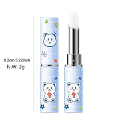 HEYXI Bear Lip Balm Clear Lip Stick Pack Lip Balm Moisturizing