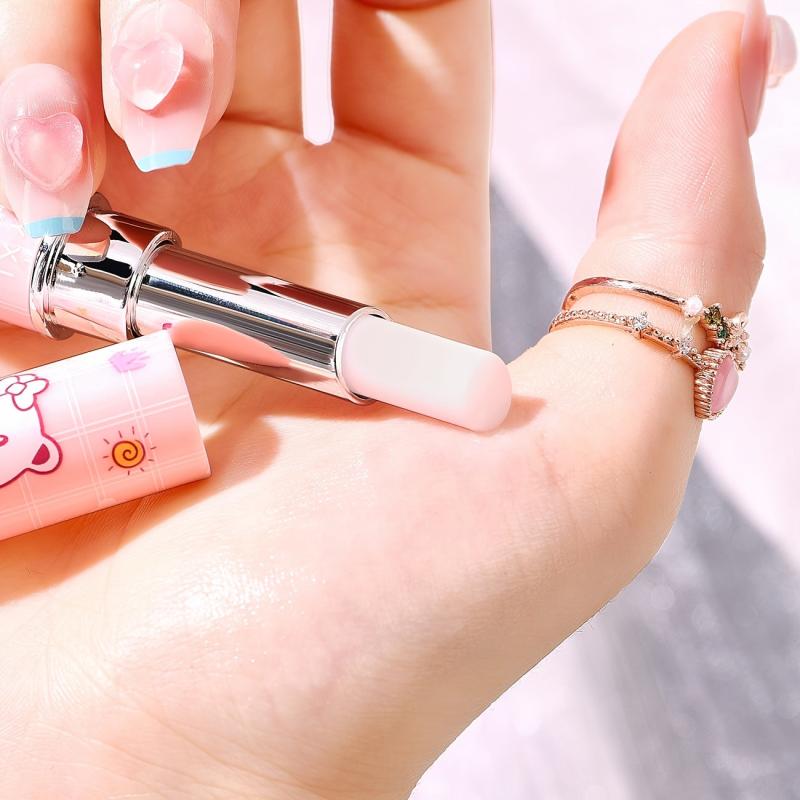 HEYXI Bear Lip Balm Clear Lip Stick Pack Lip Balm Moisturizing
