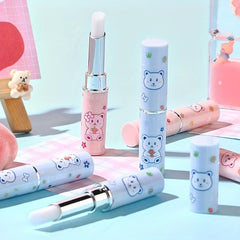 HEYXI Bear Lip Balm Clear Lip Stick Pack Lip Balm Moisturizing