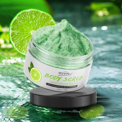 Organic Lemon Body Scrub with Dead Sea Salt - Exfoliating and Nourishing
