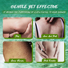 Organic Lemon Body Scrub with Dead Sea Salt - Exfoliating and Nourishing