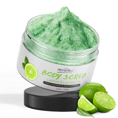 Organic Lemon Body Scrub with Dead Sea Salt - Exfoliating and Nourishing
