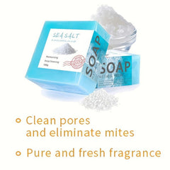 Moisturizing Sea Salt Soap for Exfoliating Cleansing