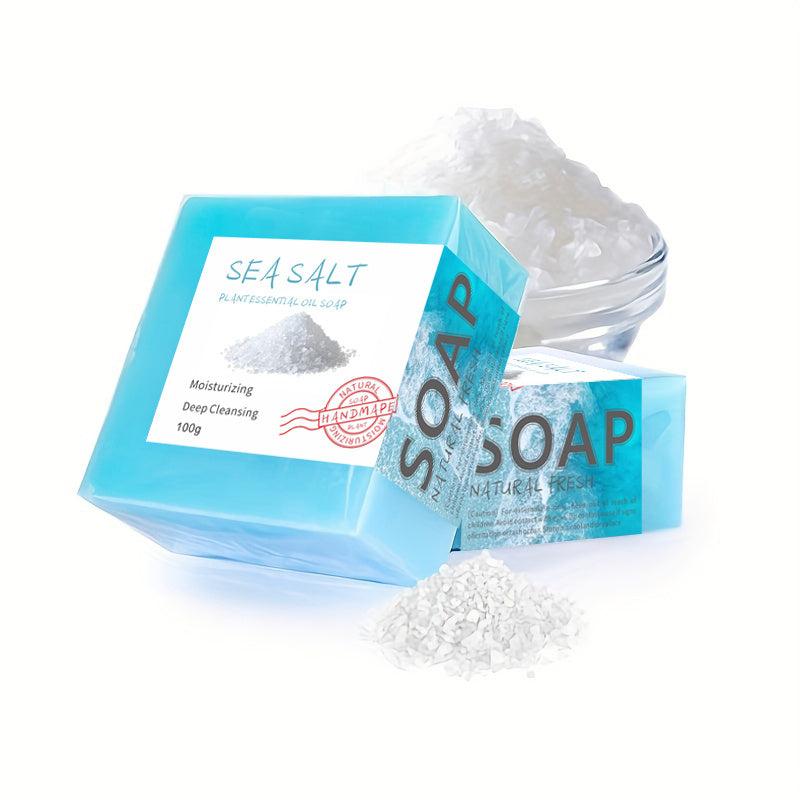Moisturizing Sea Salt Soap for Exfoliating Cleansing