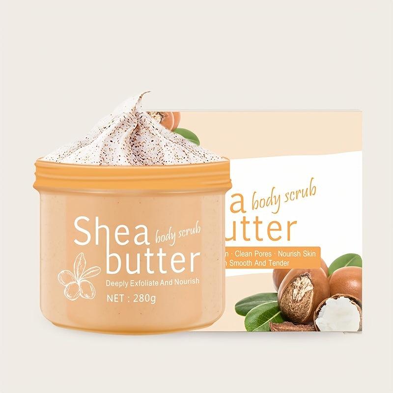 Shea Butter Body Scrub Exfoliates and Cleanses Skin - 280g