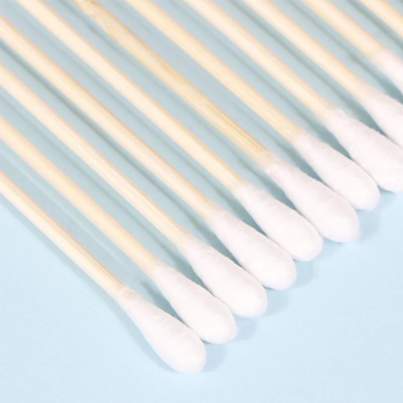 500 Double Headed Wooden Sticks for Ear Makeup Cleaning