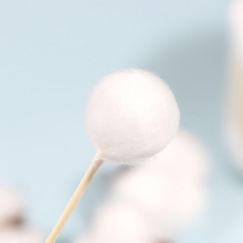500 Double Headed Wooden Sticks for Ear Makeup Cleaning