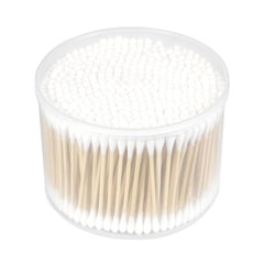 500 Double Headed Wooden Sticks for Ear Makeup Cleaning