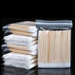 Wooden Handle Makeup Swabs for Beauty & Health Care