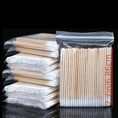 Wooden Handle Makeup Swabs for Beauty & Health Care