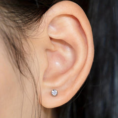 Safety Ear Piercing Gun Golden Plated Silver Disposable Piercing Kit