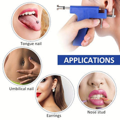 98pcs Professional Ear Piercing Tool Set for Navel Nose & Ear Piercings