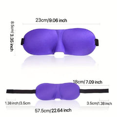 Breathable Eye Mask Alleviates Eye Fatigue 3D Blackout Sleep Aid