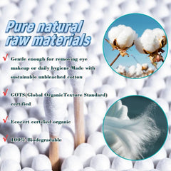 Biodegradable Bamboo Cotton Swabs 200 Count