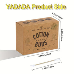 Biodegradable Bamboo Cotton Swabs 200 Count