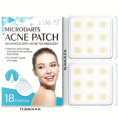 18pcs Microneedle Hydrocolloid Acne Patch Spot Stickers for Face