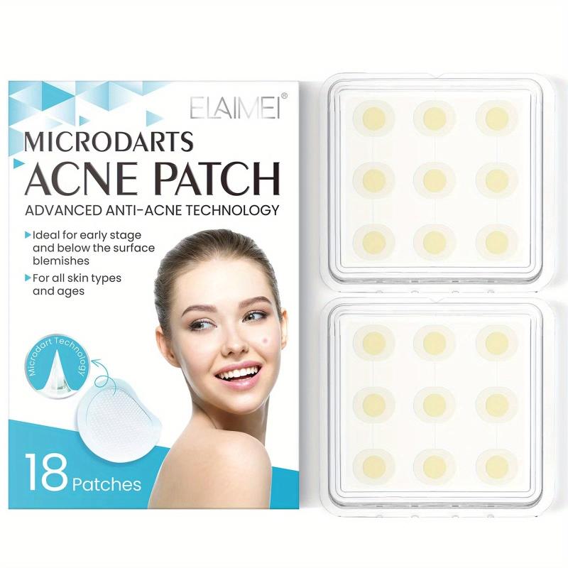 18pcs Microneedle Hydrocolloid Acne Patch Spot Stickers for Face