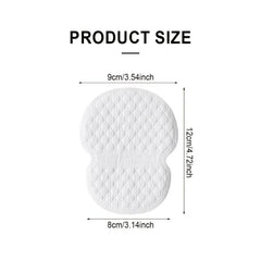 60pcs Armpit Sweat Pads Disposable Underarm Absorption Sweat Pad