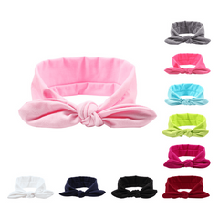 Stretch Cloth Rabbit Ears Headbands Turban Knot Hairband