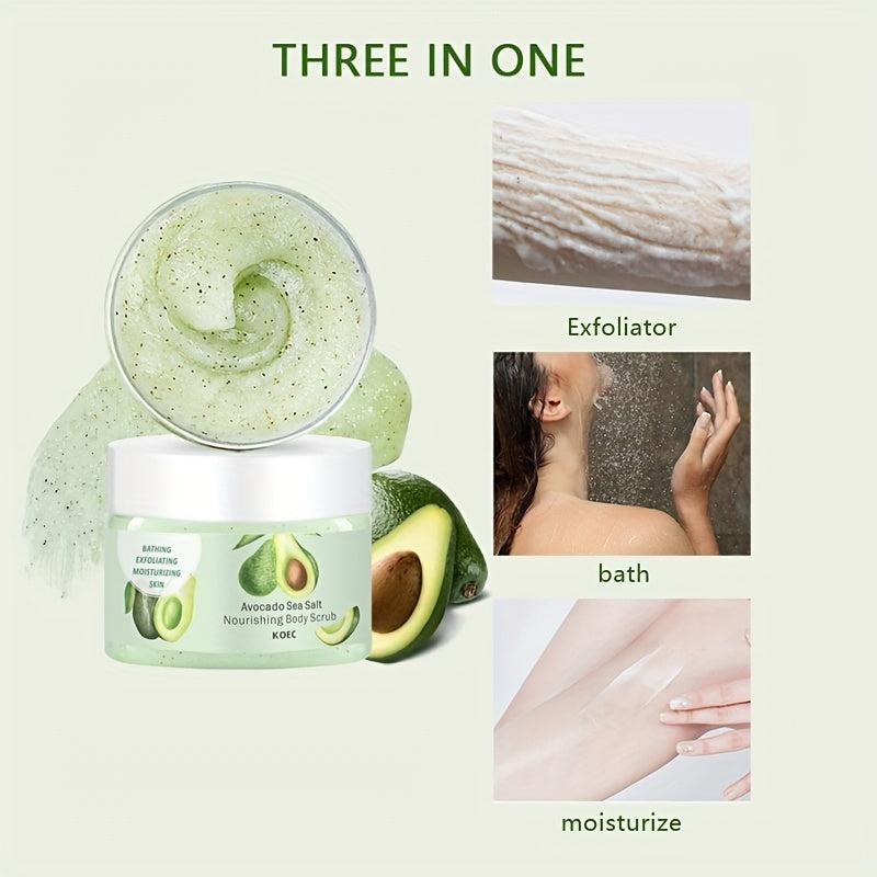 Nourishing Avocado Sea Salt Body Scrub