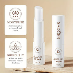 Coconut Lip Balm Hydrating Nursing Lipstick for Dry Cracked Lips