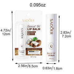 Coconut Lip Balm Hydrating Nursing Lipstick for Dry Cracked Lips