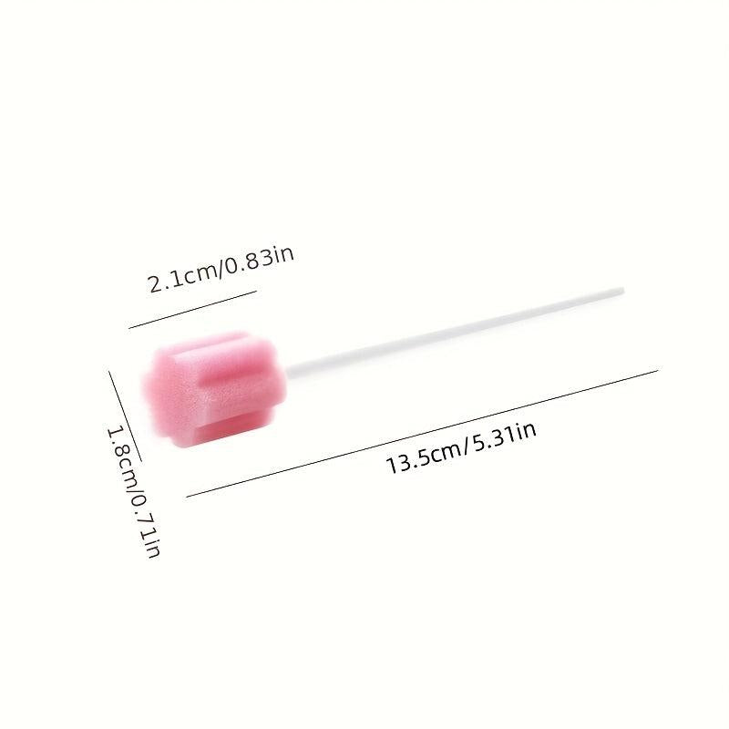 100pcs Disposable Oral Care Sponge Swab Tooth Cleaning Mouth Swabs