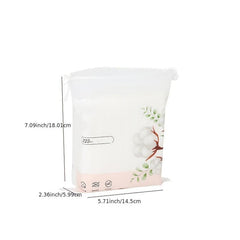 222 Pcs Disposable Makeup Remover Pads - Three Layer Thickened Soft Pads