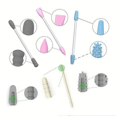 Reusable Cotton Swabs Silicone Swabs Double Head