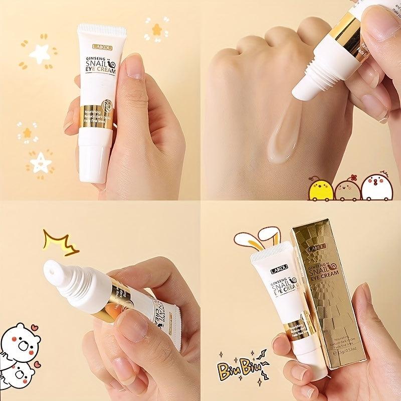 Snail Eye Cream 15g: Hydrate & Reduce Fine Lines