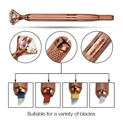 Crystal Eyebrow Tattoo Pen Microblade Machine