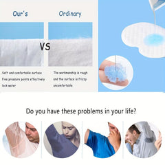 60 Pcs Underarm Sweat Pads Disposable Dress Guards Shields For Women And Men